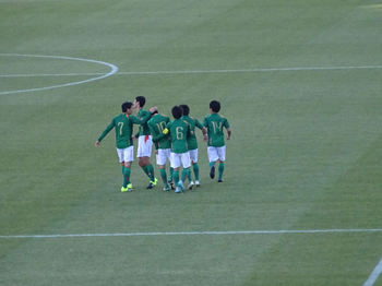 青森山田のゴール直後