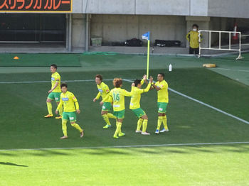 エウトンのゴール直後