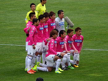 試合前の記念写真