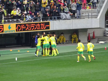 船山のゴール直後