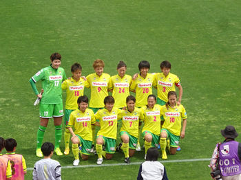 試合前の記念撮影