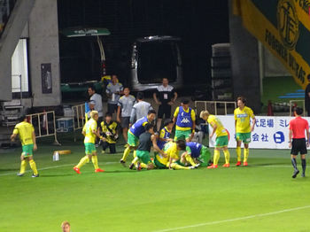 長澤のゴール直後