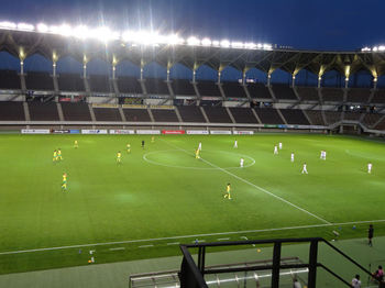 後半キックオフ前