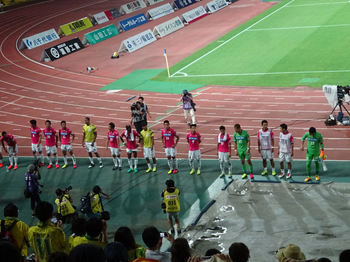 試合終了後の挨拶