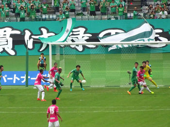 前半のCKのチャンス