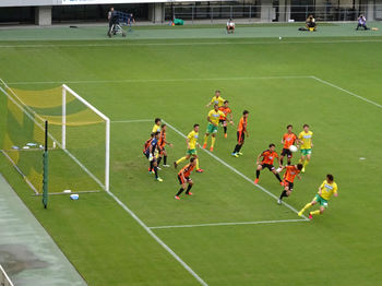 前半のCKのチャンス