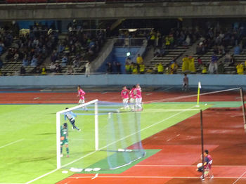 船山のゴール直後