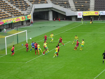 ジェフレディースのCKのチャンス