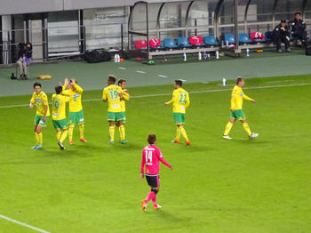 井出のゴール直後