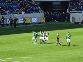 三国のゴール直後