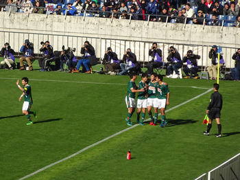 高橋のゴール直後