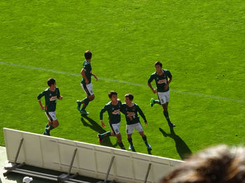 高橋のゴール直後