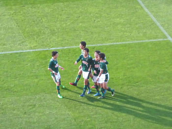 鳴海のゴール直後