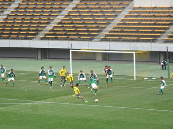 ジェフの前半のCKのチャンス