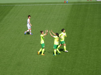 千野晶子のゴール直後