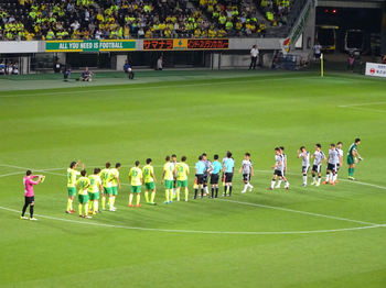 試合終了後の整列