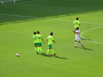 乾のゴール直後