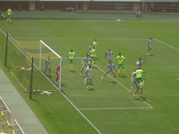 前半のCKのチャンス