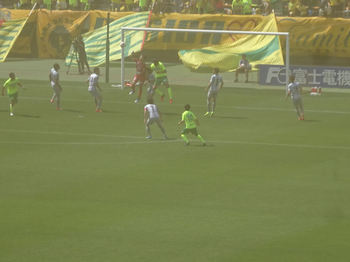 後半のCKのチャンス