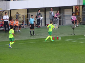 船山のゴール直後