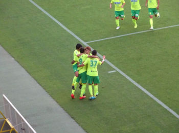 ラリベイのゴール直後