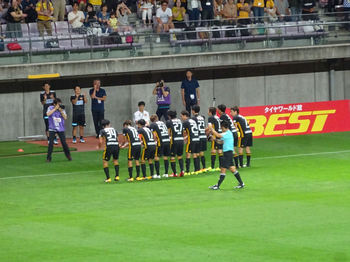 奥埜のゴール直後のゆりかごダンス