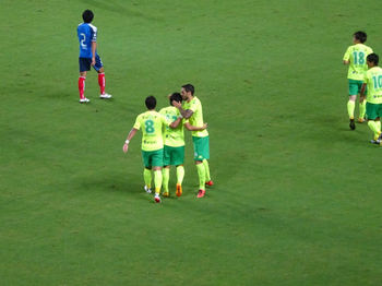 為田のゴール直後