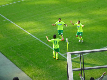 為田のゴール後