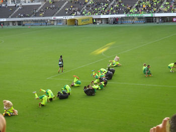 勝利のでんぐり返し