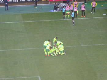 為田のゴール直後